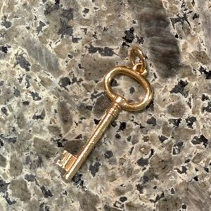Tiffany Key- Modern Keys Open Round Key Pendant